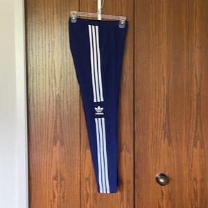 Adidas Trefoil Tights, Size XL, Dark Blue, NWT